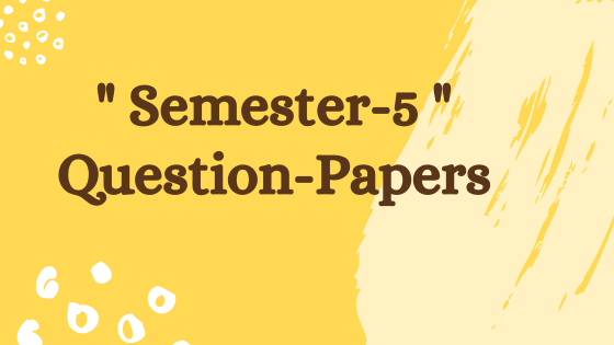 GTU-MBA/Semester-5 previous year question papers